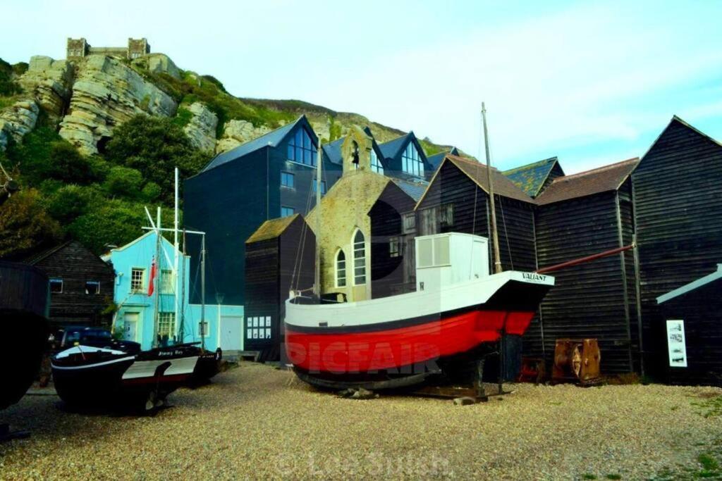 Charming, Bright, Hilltop Apartment. Hastings Extérieur photo